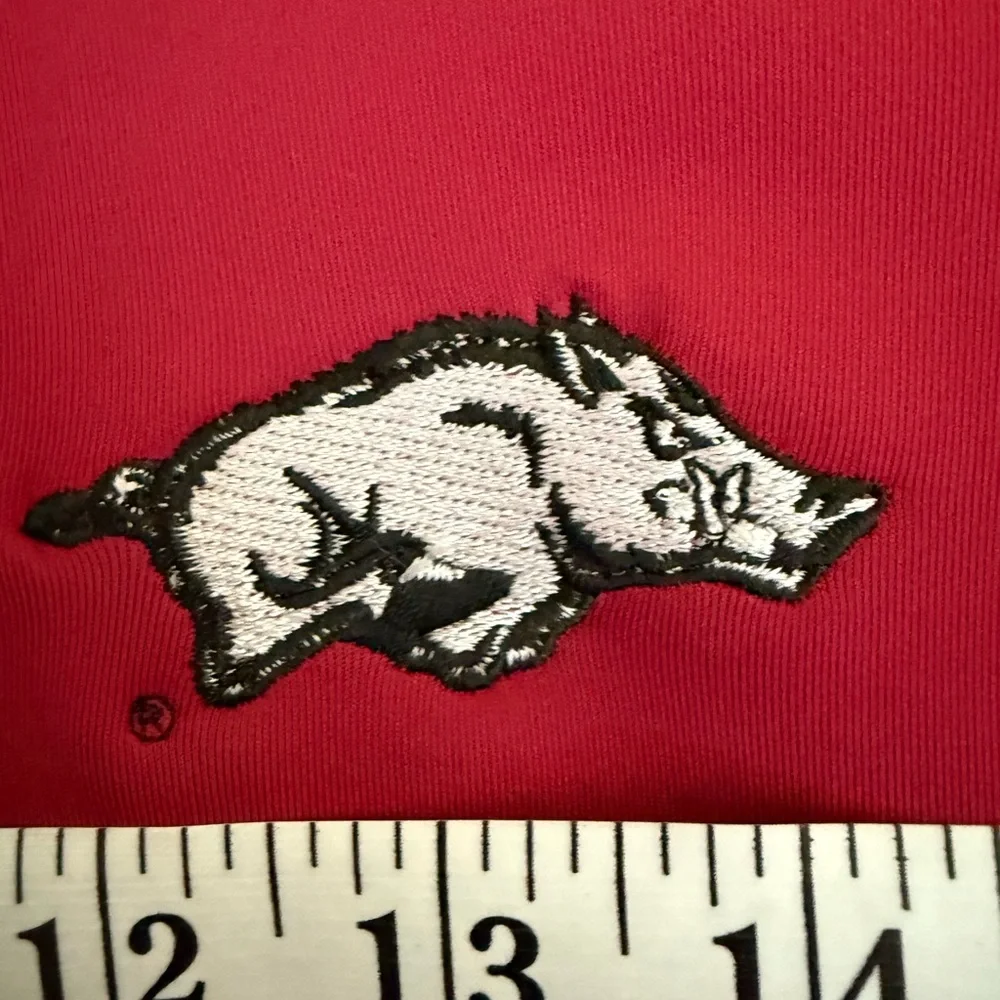 AR Razorback Red Full-Zip Jacket with Logo - Picture 2 of 6
